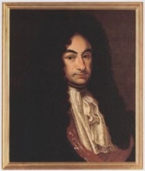 Gottfried Wilhelm Leibniz (1646-1716). Gemälde nach Kop. von Scheits. Mit freundlicher Genehmigung der Gottfried-Wilhelm-Leibniz-Bibliothek Hannover.